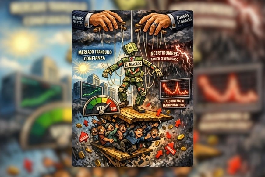 El VIX mide la volatilidad implícita esperada en Wall Street.
