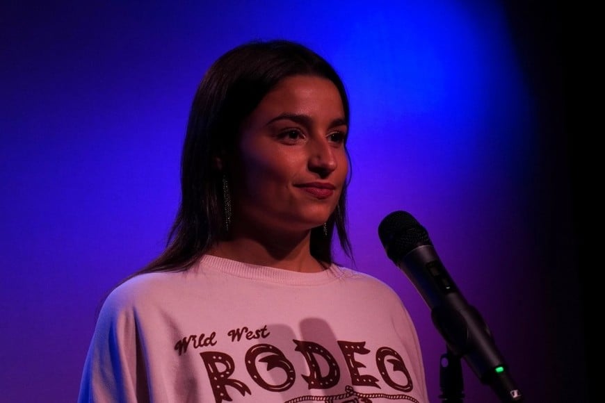 La joven actriz y productora argentina vive en la Gran Manzana desde hace cinco años.