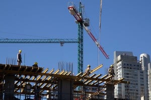 La construcción, rubro que tracciona el empleo. Crédito: Archivo