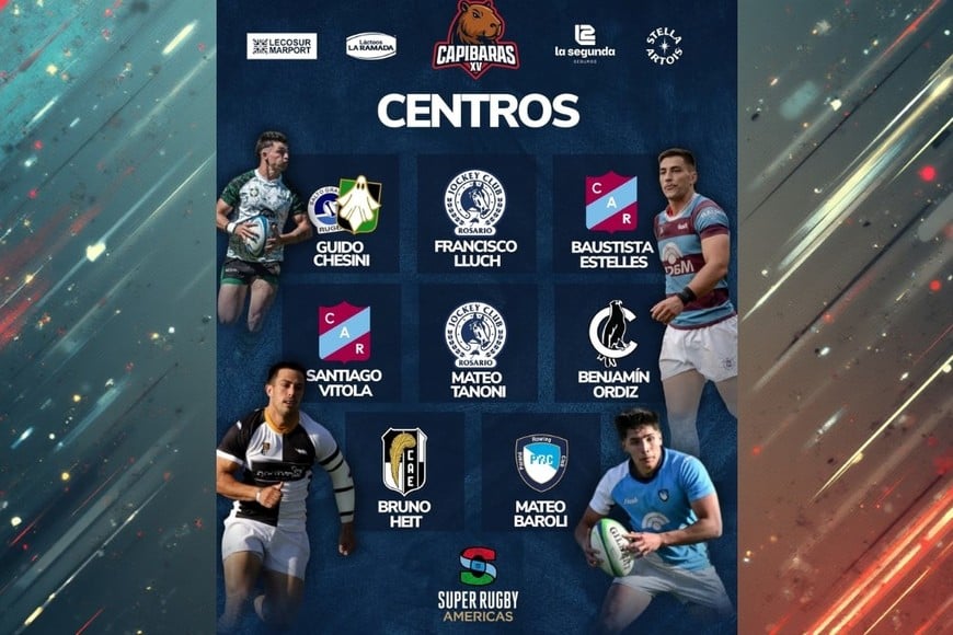 Capibaras XV dio a conocer su plantel para el debut en el Súper Rugby Américas.