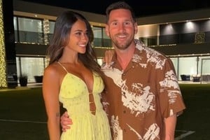 Messi y Antonela celebraron Navidad en Rosario.