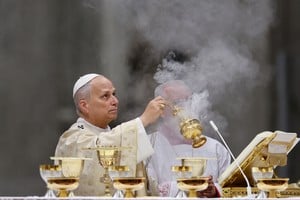 El papa León XIV puso el foco en las víctimas de la guerra durante Navidad. Crédito: REUTERS.