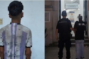 Ambos involucrados fueron trasladados a sede policial. Foto: Gentileza