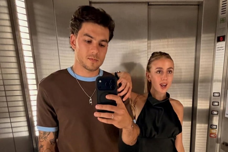 Las fotos que compartieron Lucas Blondel y Morena Beltrán durante sus vacaciones.