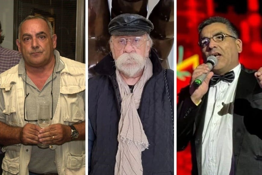 “Bigote” Acosta, Juan Manuel Peratitis y “Lalo” Salva, tres personalidades muy cercanas a El Litoral que fallecieron este año.