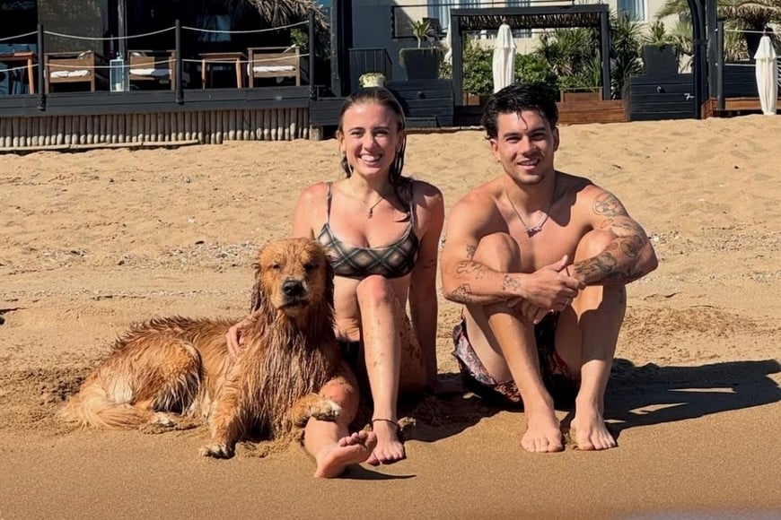 Las fotos que compartieron Lucas Blondel y Morena Beltrán durante sus vacaciones.