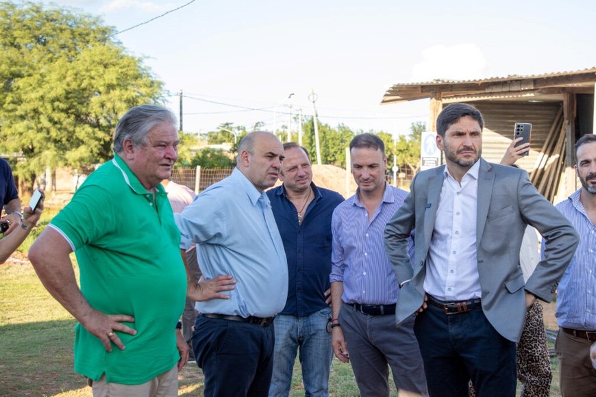 Müller y Pullaro recorrieron el avance de obras estratégicas para Esperanza