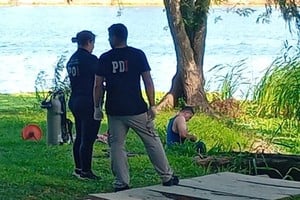 El operativo atrajo a gran cantidad de curiosos que pasaban la tarde en el parque. Foto: El Litoral