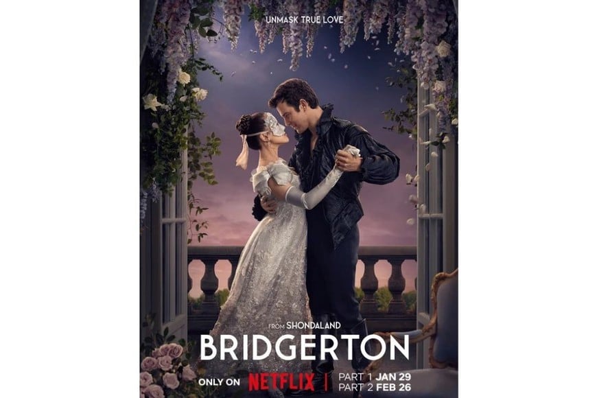 El tráiler de Bridgerton 4 adelantó un romance de máscara y misterio.