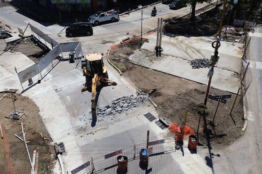 Avanzan las obras del Acuerdo Capital en cuatro avenidas clave de Santa Fe