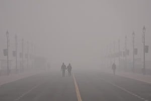 Crisis ambiental en Nueva Delhi. Crédito: AP.