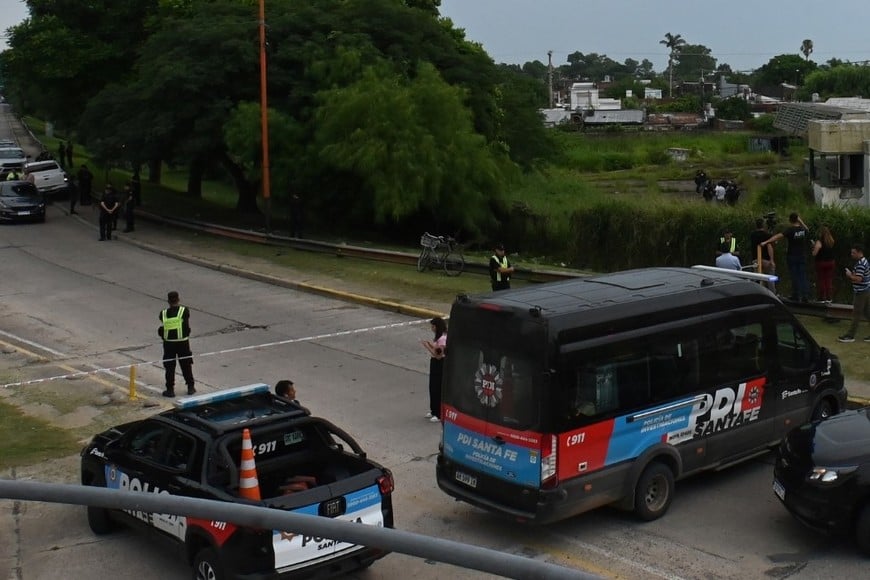 Tareas tras el hallazgo del cuerpo de Jeremías Monzón el pasado 22 de diciembre. Crédito: Flavio Raina