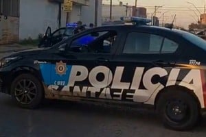 Operativo policial en el lugar del siniestro. Crédito: Verónica Ensinas