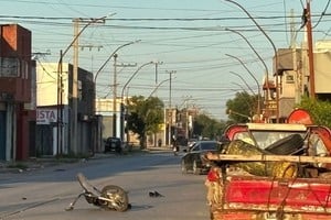 Grave accidente ocurrido en E. Zeballos y San José. Foto: Gentileza