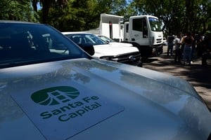 Se presentaron las 30 maquinarias pesadas y vehículos livianos compradas. Crédito: Flavio Raina