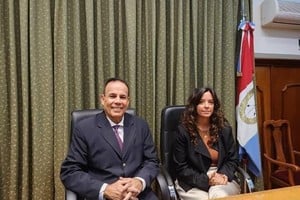 Tizón y Minniti, serán presidente y vice del Colegio Pleno de Jueces Penales para Santa Fe. Foto: Prensa