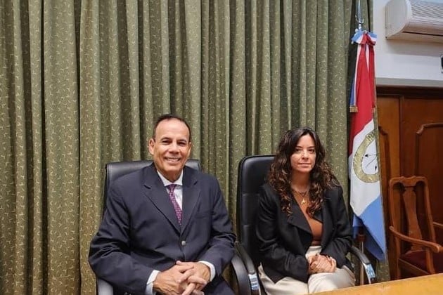 Tizón y Minniti, serán presidente y vice del Colegio Pleno de Jueces Penales para Santa Fe. Foto: Prensa