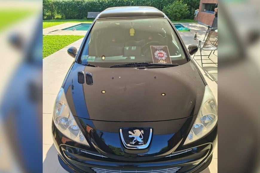 El automóvil que fue incautado por la PDI. Foto: El Litoral