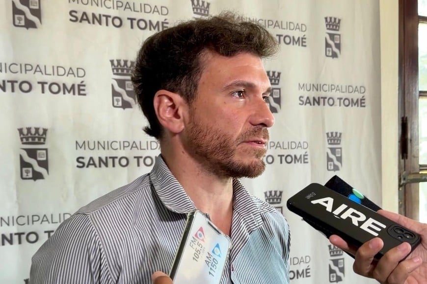 Hernán Palmich, secretario de Obras Públicas de Santo Tomé.