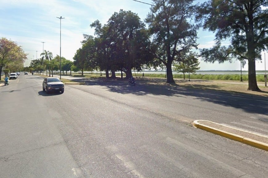 Zona de la Costanera afectada por los festejos. Crédito: Google Street View