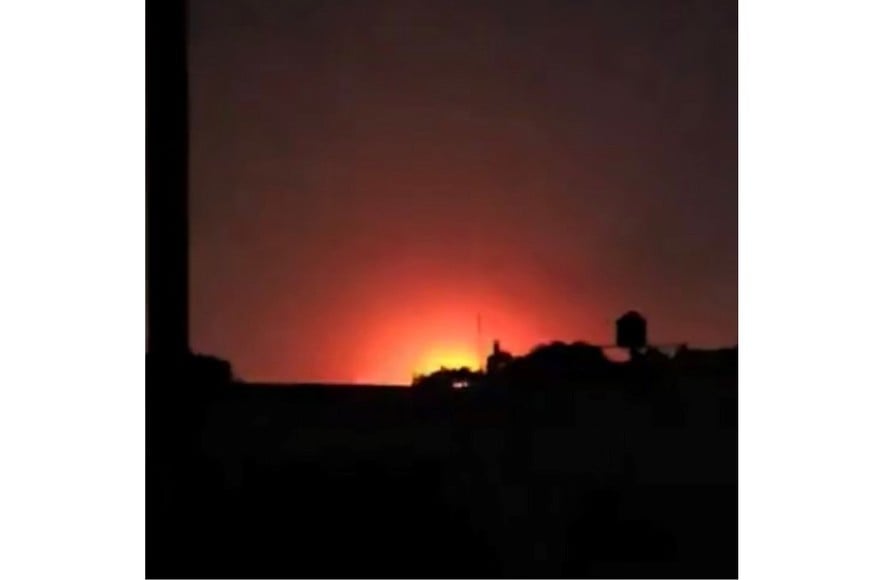 Explosión de uno de los transformadores que Edesur