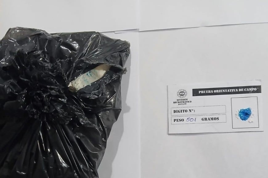 Secuestro de cocaína en Circunvalación Oeste. Foto: Gentileza