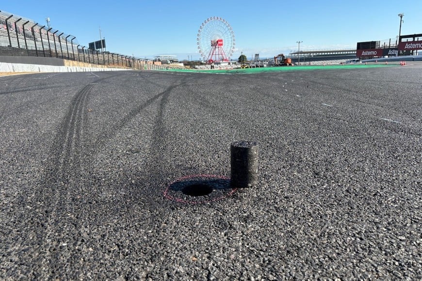 Los fans de la Fórmula 1 podrán comprar asfalto original del circuito de Suzuka