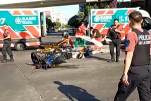 El accidente ocurrió en el cruce de Juan B. Justo y Córdoba, en Buenos Aires.