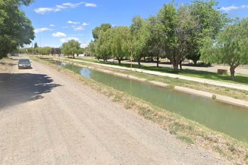 La zona en la que ocurrió el vuelco fatal.