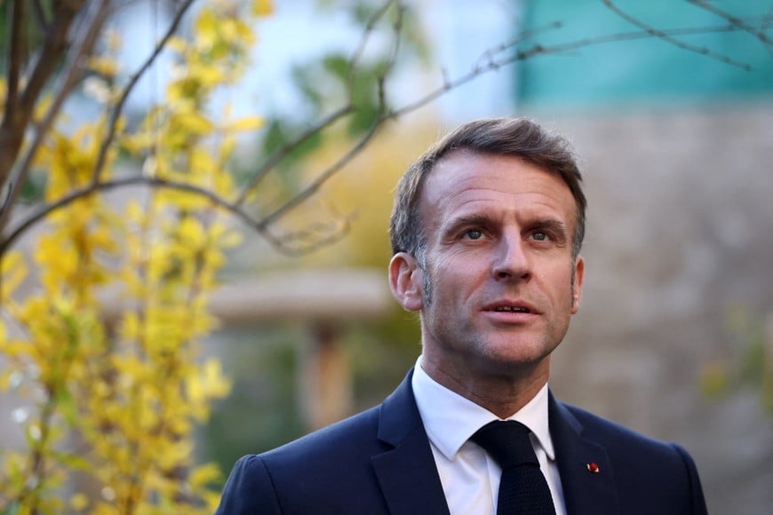 French President Emmanuel Macron visits the Pierre Loti's house in Rochefort, France, November 4, 2025. REUTERS/Stephane Mahe/Pool
