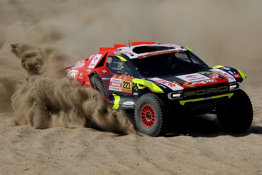 Rallying - Dakar Rally - Prologue - Yanbu, Saudi Arabia - January 3, 2026
Orlen Jipocar Team's Martin Prokop and Viktor Chytka in action REUTERS/Stephane Mahe