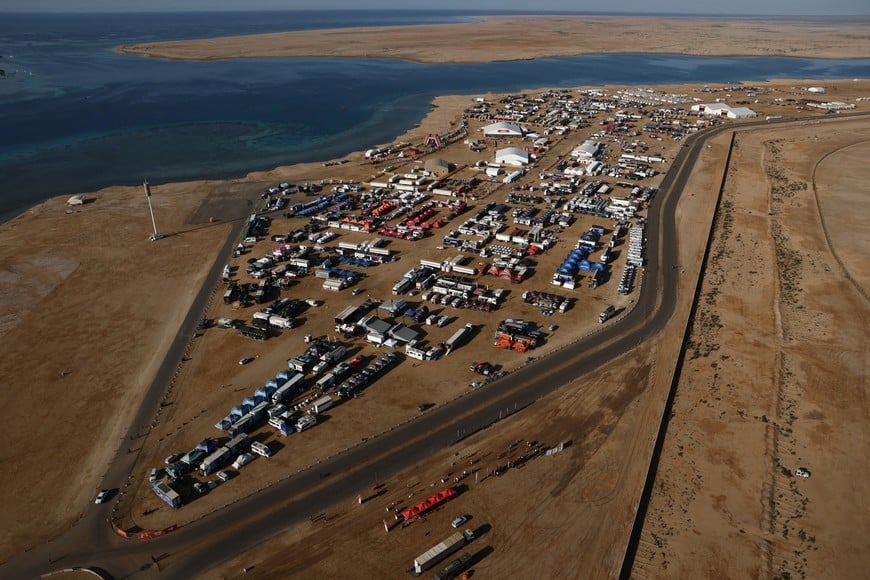 Rallying - Dakar Rally - Prologue - Yanbu, Saudi Arabia - January 3, 2026
General view of the Bivouac REUTERS/Stephane Mahe
