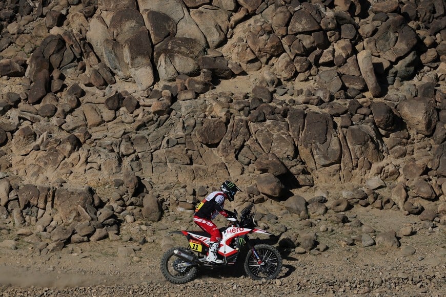 Rallying - Dakar Rally - Prologue - Yanbu, Saudi Arabia - January 3, 2026
Hero Motosports Team Rally's Ignacio Cornejo in action REUTERS/Stephane Mahe