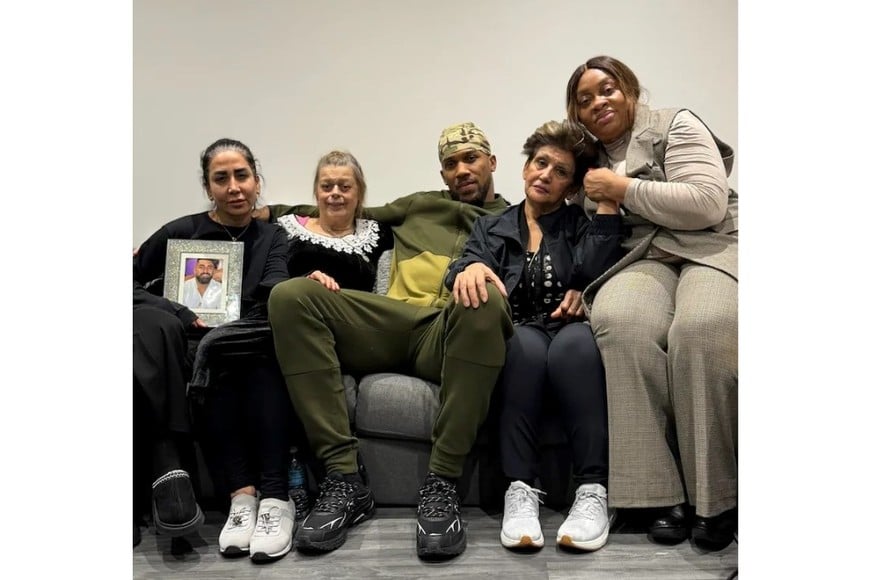 El posteo de Anthony Joshua en sus redes sociales.