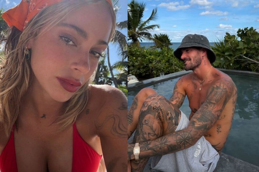 Las fotos que compartió Tini en su Instagram.