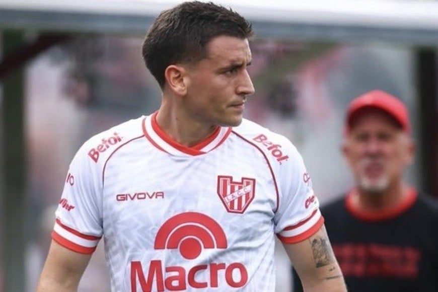 El uruguayo Beltrán jugó 10 partidos con Instituto en 2025.