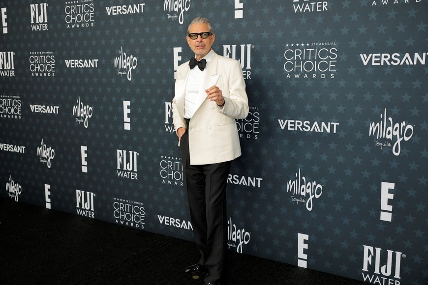 Jeff Goldblum attends the 31st Annual Critics Choice Awards in Santa Monica, California, U.S., January 4, 2026. REUTERS/Mike Blake