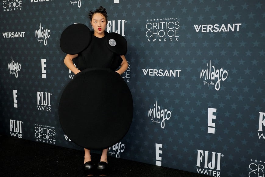 Audrey Nuna attends the 31st annual Critics Choice Awards in Santa Monica, California, U.S., January 4, 2026. REUTERS/Mike Blake