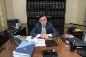 Alurralde se mostró agradecido “que haya tenido esa consideración”. Foto: Guillermo Di Salvatore