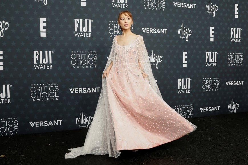 Ariana Grande attends the 31st Annual Critics Choice Awards in Santa Monica, California, U.S., January 4, 2026. REUTERS/Caroline Brehman