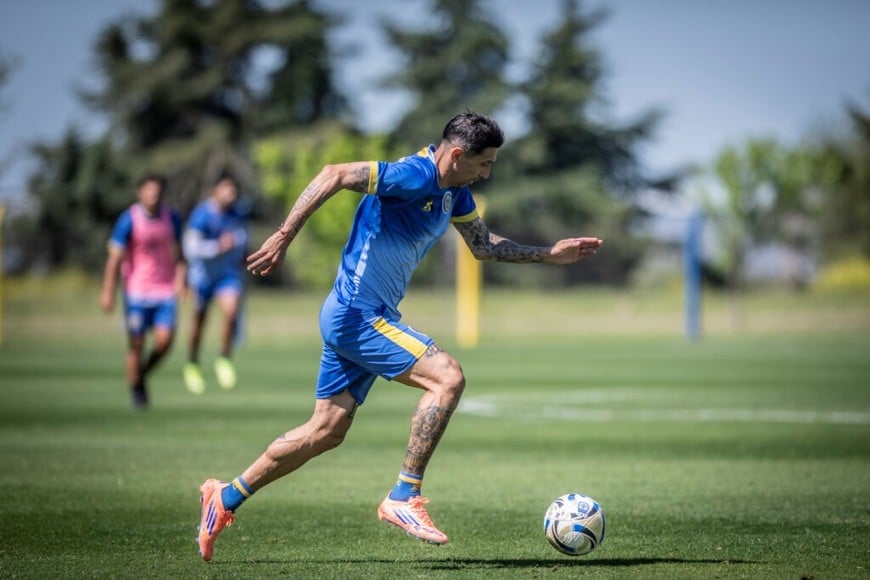 Di María comenzó la pretemporada a la par de sus compañeros.