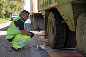 Uno de los controles móviles se realizó en el kilómetro 12 de la Ruta 21, en Pueblo Esther