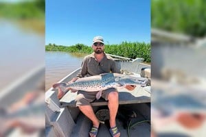 El oriundo de Sunchales compartió  las imágenes por WhatsApp a El Litoral.