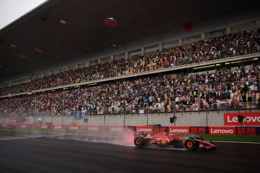 Formula One F1 - Chinese Grand Prix - Shanghai International Circuit, Shanghai, China - April 19, 2024
Ferrari's Charles Leclerc during the sprint qualifying Pool via REUTERS/Andres Martinez Casares
