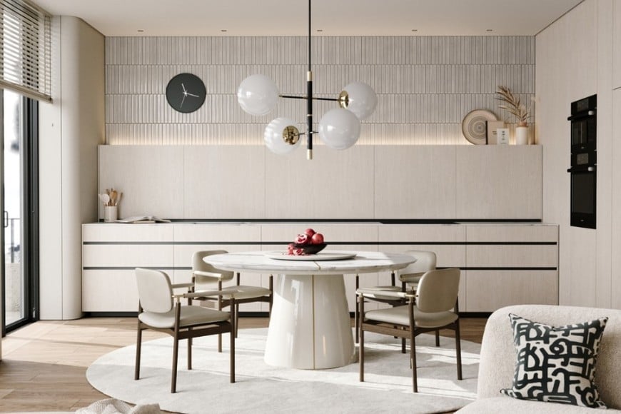 Cloud Dancer aporta luz y calma a cualquier ambiente del hogar.