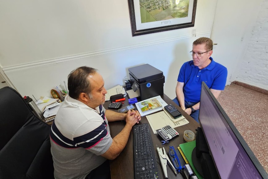 El senador por San Justo visitó localidades del departamento.
