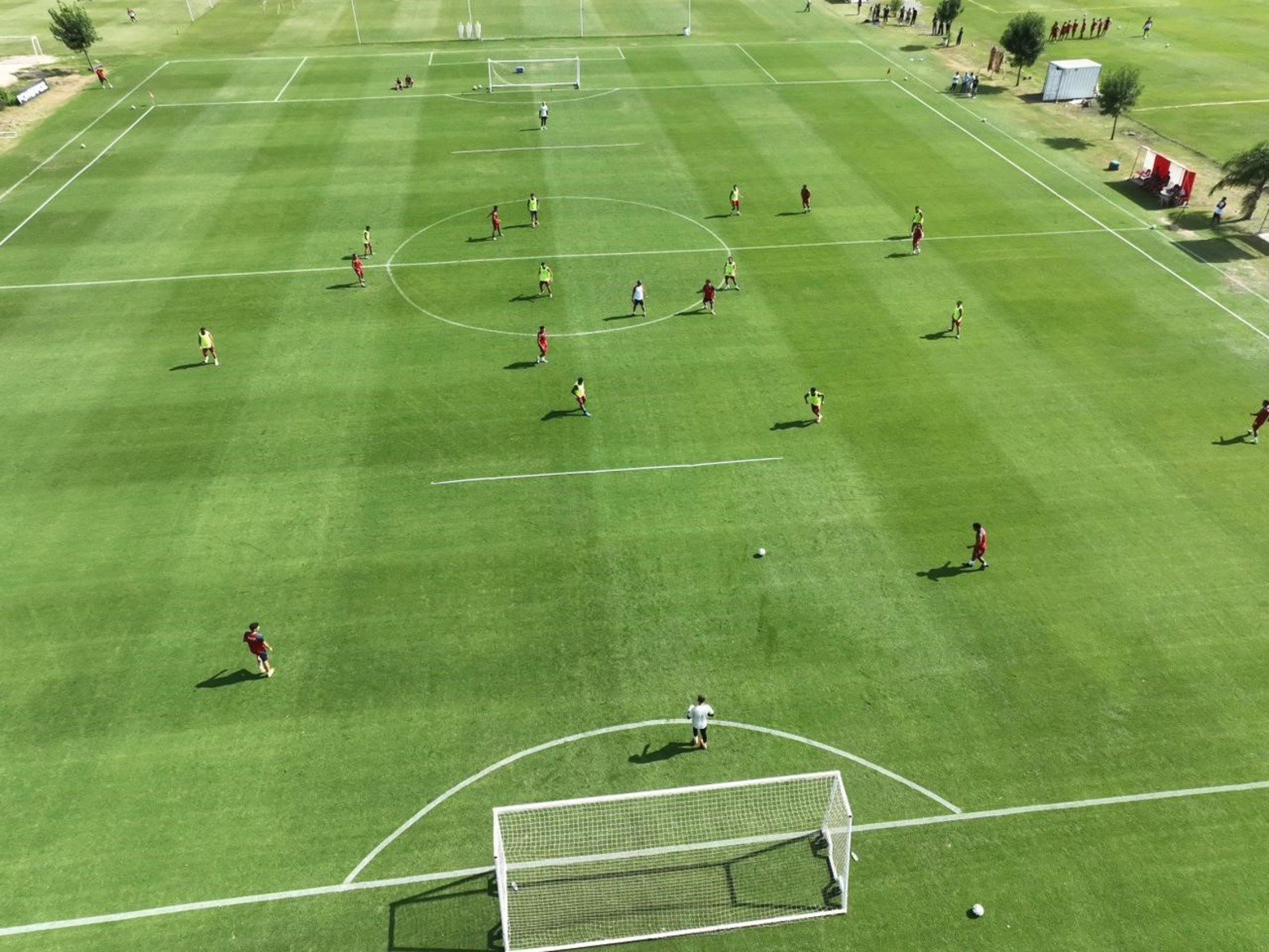 Los jugadores se preparan para un nuevo año.