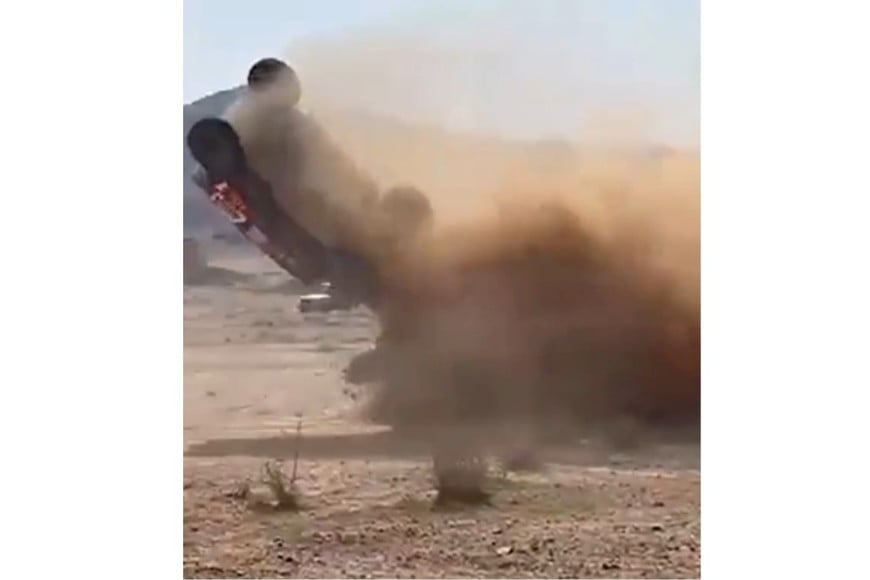 El hecho ocurrió después de superar el kilómetro 271 de la especial