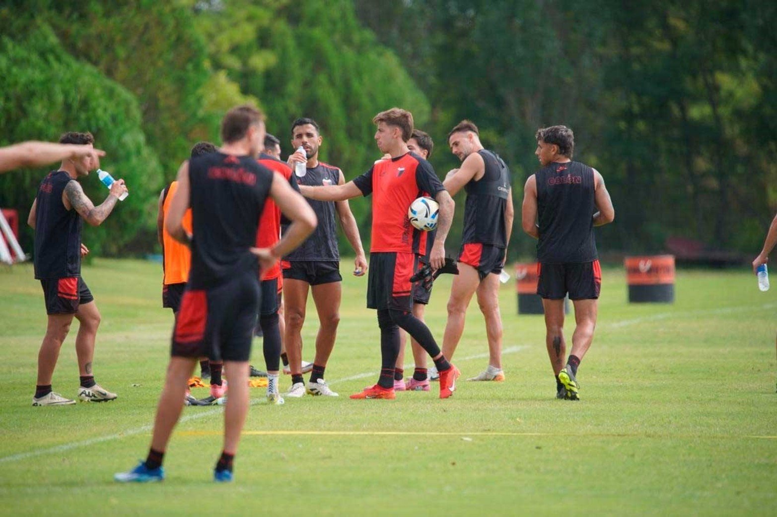 El rojinegro se pone a punto. 