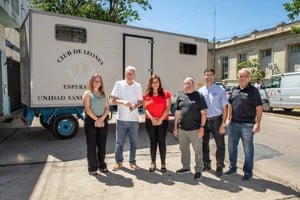 El municipio recibió en comodato una unidad sanitaria móvil del Club de Leones